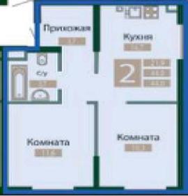 , 2-комн., Симферополь