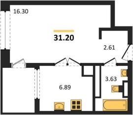 , 1-комн., Севастополь