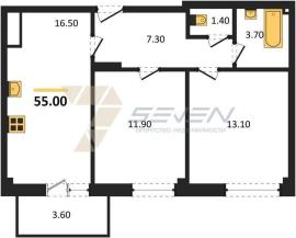 , 2-комн., Севастополь