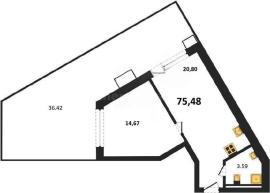 , 1-комн., Севастополь