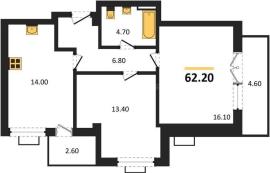 , 2-комн., Севастополь